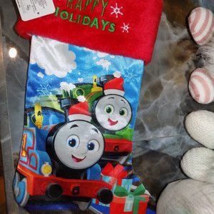 Thomas & Friends Holiday Red Christmas Stocking New 18" NEW